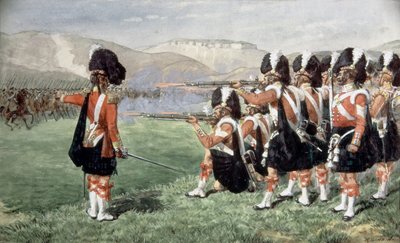 The Thin Red Line, 1854 by Richard Simkin